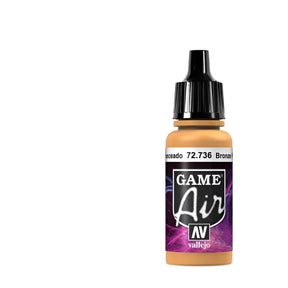 Vallejo Game Air Acrylic Bronze Flesh Tone 17ml - Model Realm