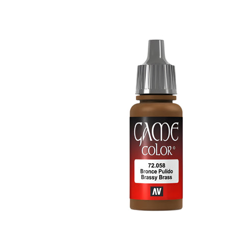 Vallejo Game Color Acrylic Brassy Brass 17ml -  -  - Model Realm