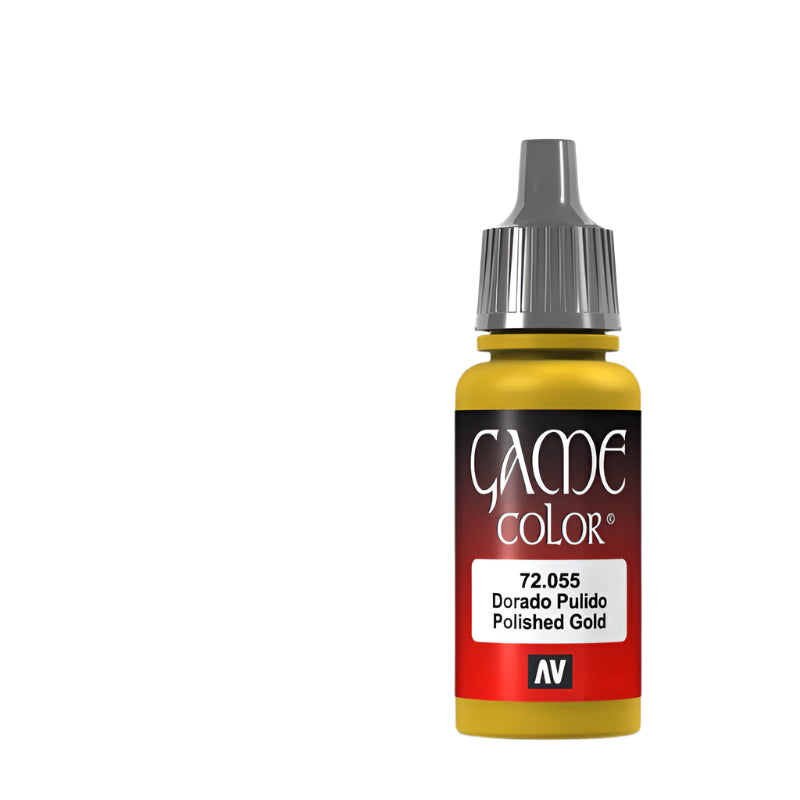 Vallejo Game Color Acrylic Polished Gold 17ml -  -  - Model Realm