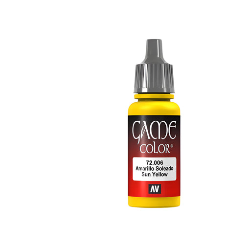 Vallejo Game Color Acrylic Sun Yellow 17ml -  -  - Model Realm