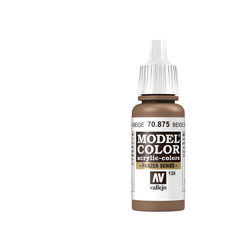 Vallejo Model Color Acrylic Beige Brown 17ml -  -  - Model Realm