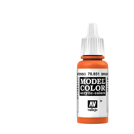 Vallejo Model Color Acrylic Bright Orange 17ml -  -  - Model Realm
