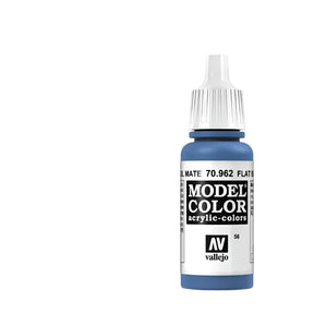 Vallejo Model Color Acrylic Flat Blue 17ml - Model Realm