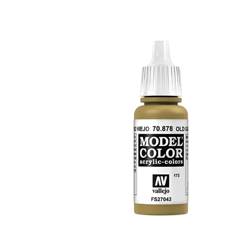 Vallejo Model Color Acrylic Metallic Old Gold 17ml -  -  - Model Realm