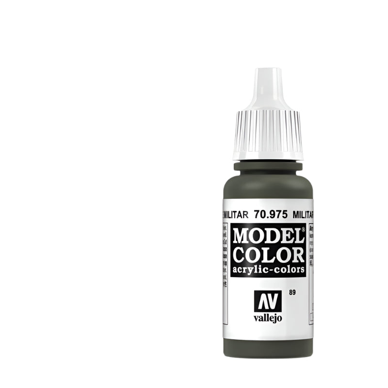 Vallejo Model Color Acrylic Military Green 17ml -  -  - Model Realm