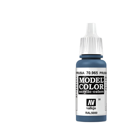 Vallejo Model Color Acrylic Prussian Blue 17ml -  -  - Model Realm