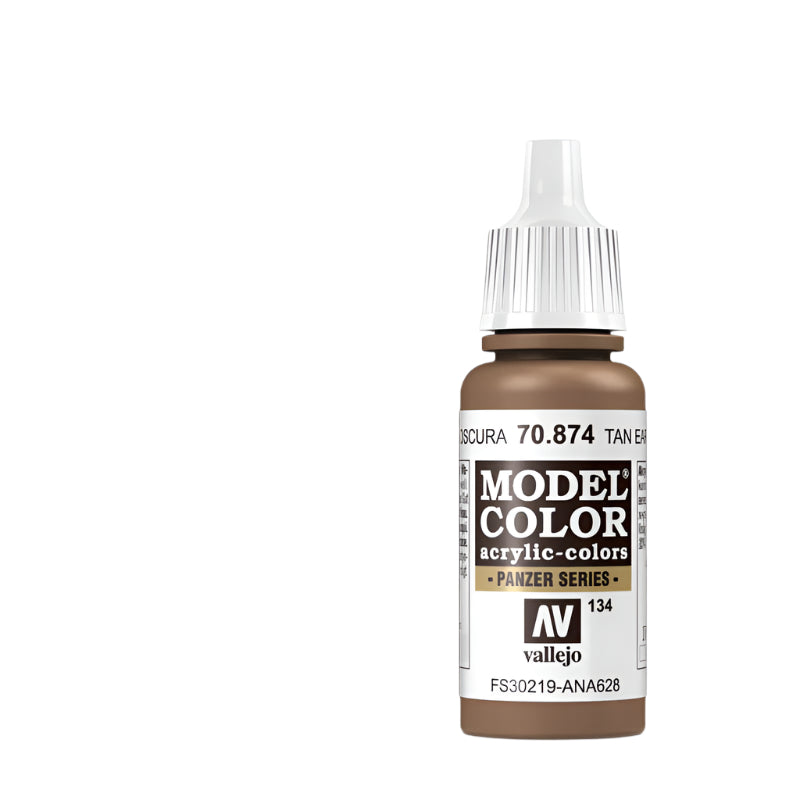 Vallejo Model Color Acrylic Tan Earth 17ml -  -  - Model Realm