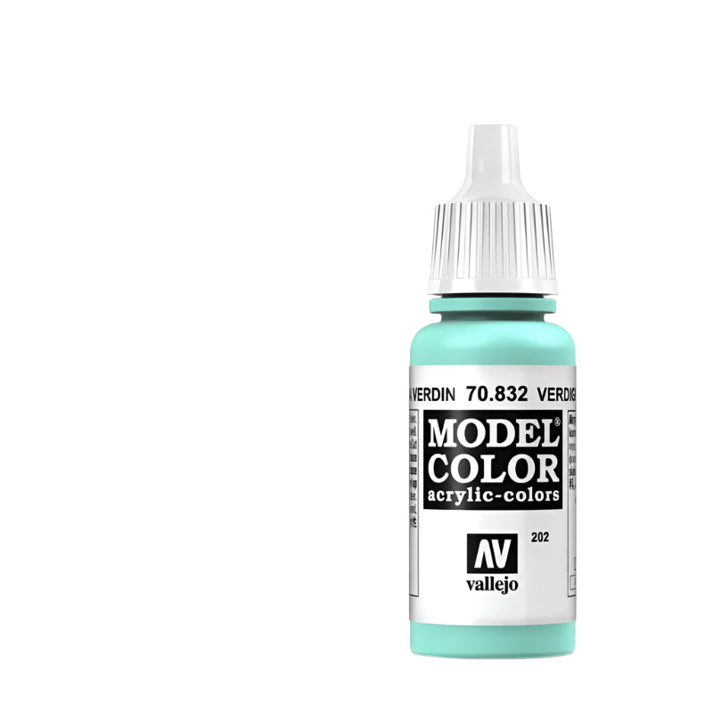 Vallejo Model Color Acrylic Verdigris Glaze 17ml -  -  - Model Realm