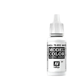 Vallejo Model Color Acrylic White Glaze 17ml - Model Realm