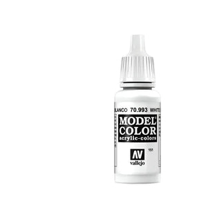 Vallejo Model Color Acrylic White Grey 17ml - Model Realm