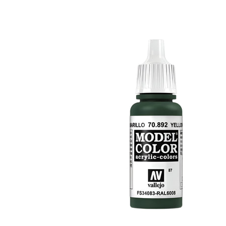 Vallejo Model Color Acrylic Yellow Olive 17ml -  -  - Model Realm