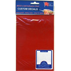 Vinyl Lining Red Wide - Model Realm