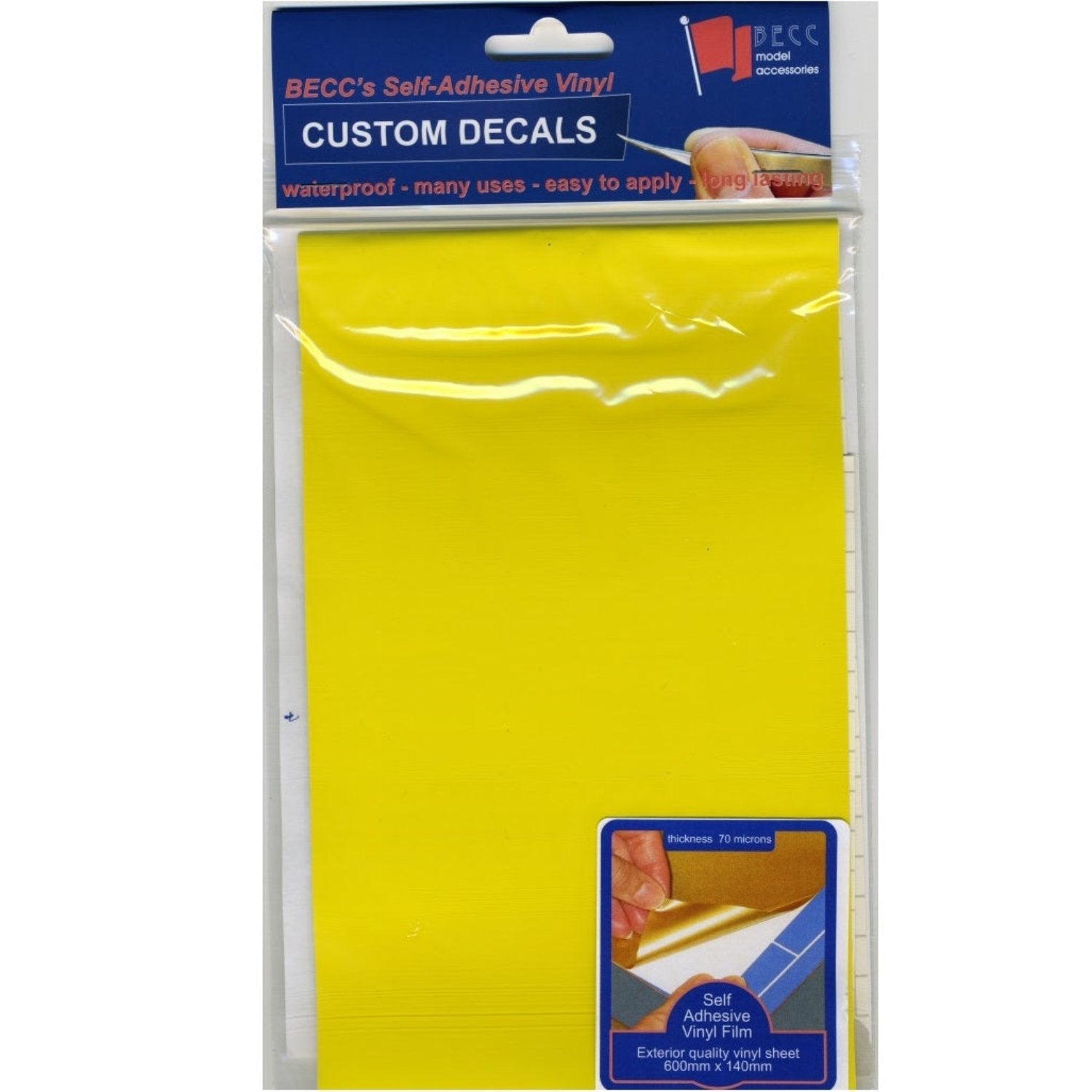 Vinyl Sheet Yellow -  -  - Model Realm