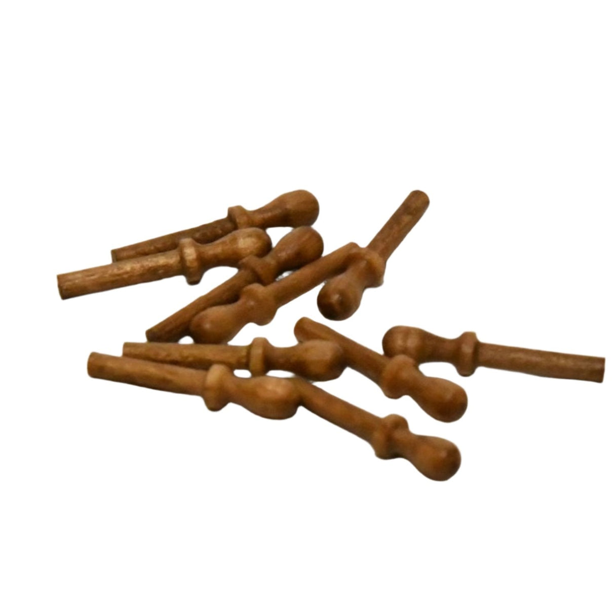 Walnut Belaying Pins 8mm (10) -  -  - Model Realm