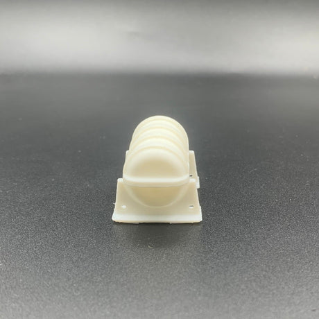 White Liferaft Canister for Model Boat Fittings