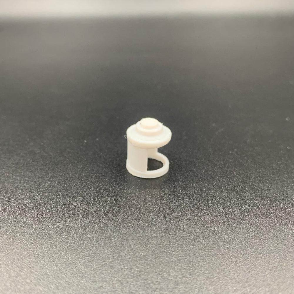 White navigation lamp housing shell for model boats and display builds