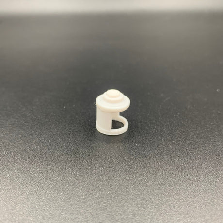 White navigation lamp housing shell for model boats and display builds