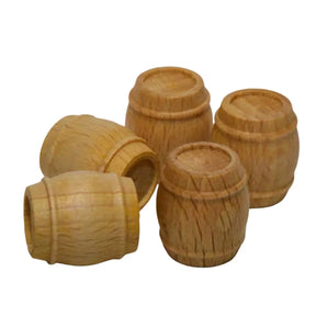 Box Wood Barrel 15 x 17mm - Model Realm