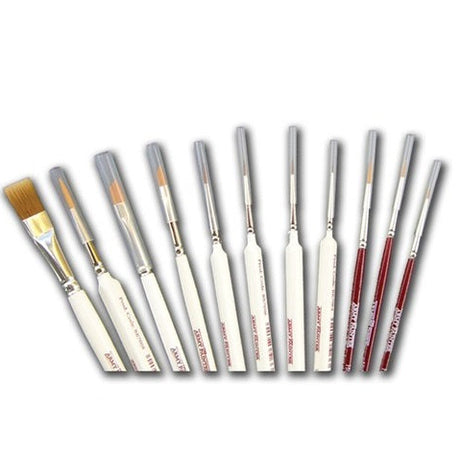 Hobby paint brushes
