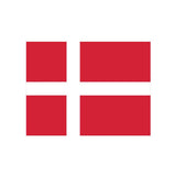 Becc Fabric Flag Denmark National Flag for model boats
