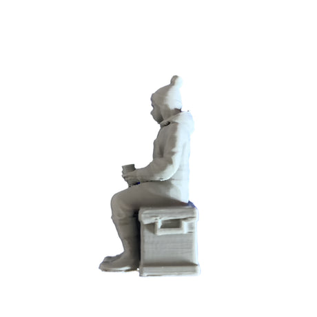 Trawler crew figure model boats female
