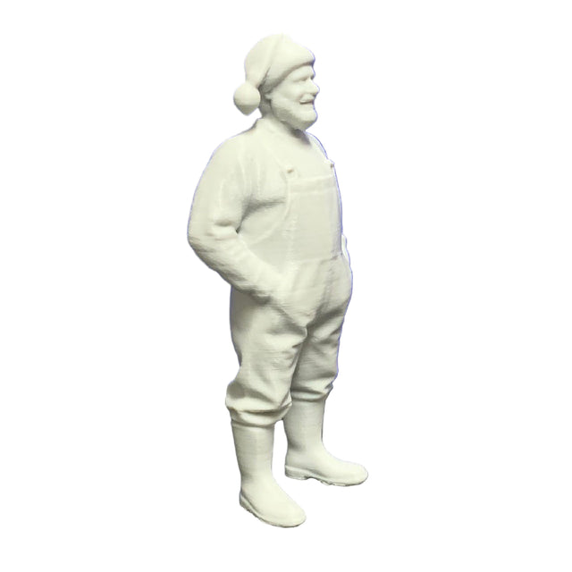 Model Boat Crew Figure Festive Fisherman Standing