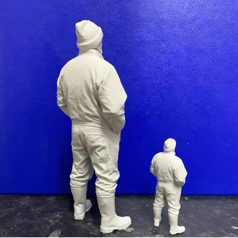 fisherman crew figure for model boats