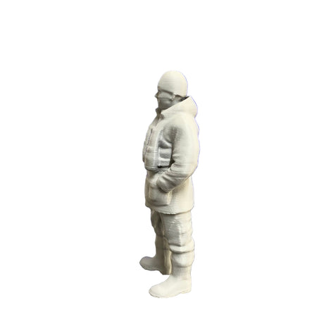 Model boat fittings crew figure fisherman