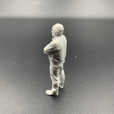 model boat figure fisherman deckhand