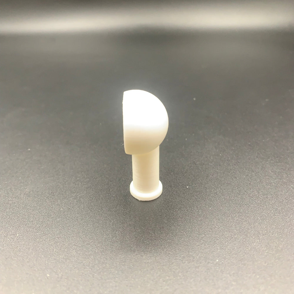 model boat fittings White PLA model boat cowl vent