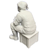 model boat fittings crew figure with santa hat