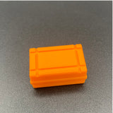 Orange liferaft canister model used on fishing and trawler boats