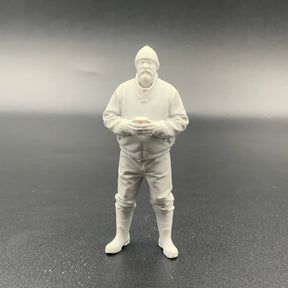 Scale Crew Figure Cup of Coffee Model Boats