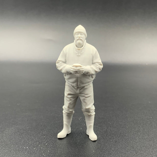 Scale Crew Figure Cup of Coffee Model Boats