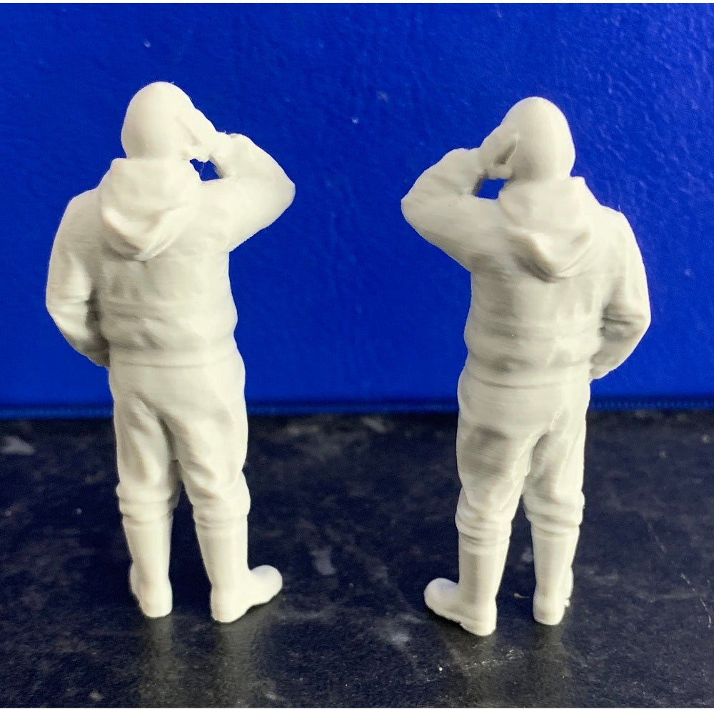 scale Model Boat Crew Figure Fisherman Standing