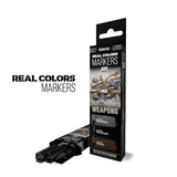 AK Interactive Weapons Paint Set 3 Real Colours Markers