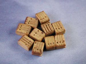 Triple Walnut Block 7mm (10)