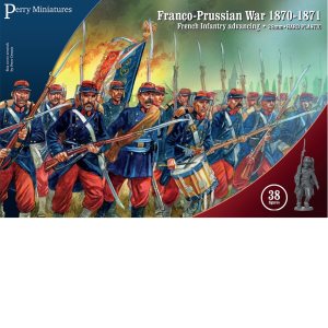 Franco-Prussian War French Infantry Advancing