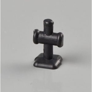 Cross Bollard 6 X 6 X 9.5mm