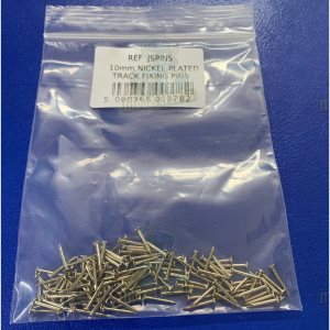 Javis 10mm Nickel Plated Track Fixing Pins