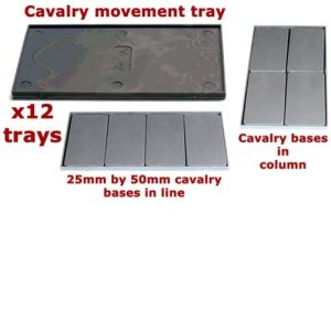 Plastic cavalry movement trays